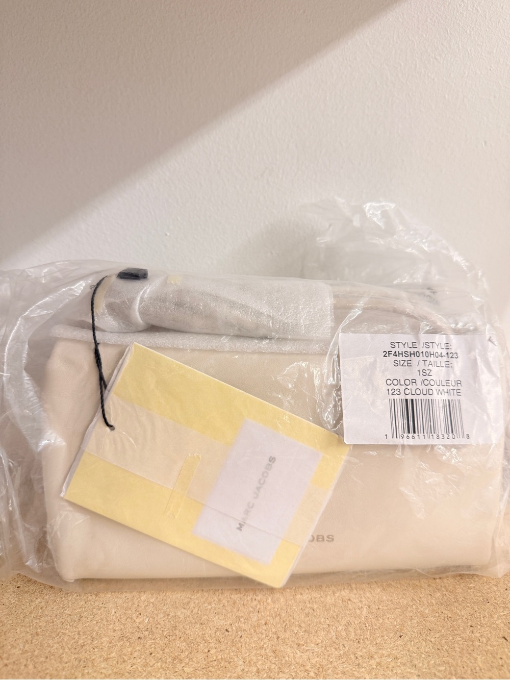 NWT Marc Jacobs mini dual satchel - cloud white - Picture 7 of 7